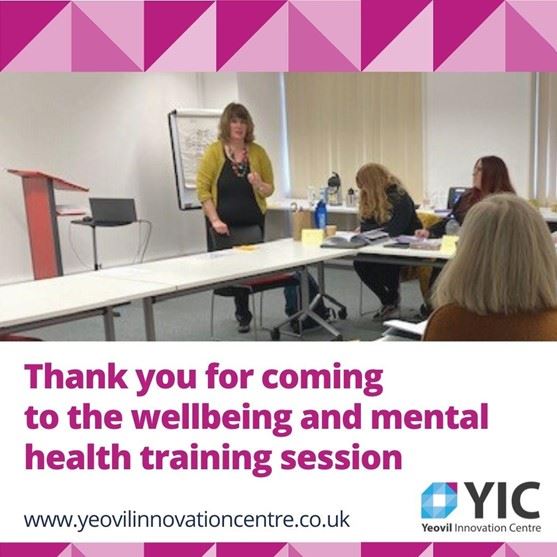 Mental health & wellbeing training sessions at YIC