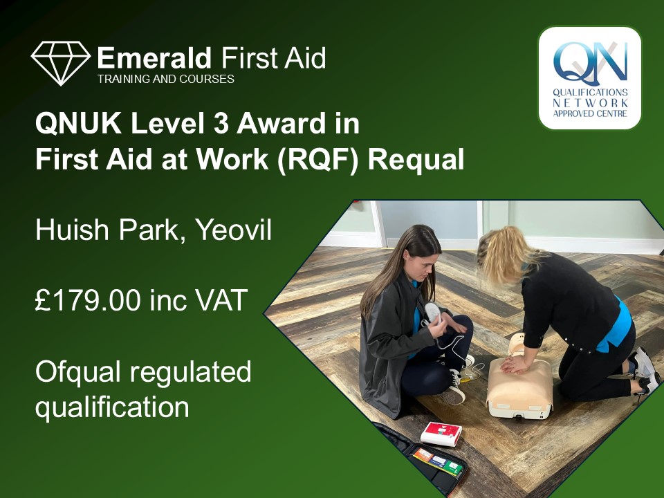 QNUK Level 3 Award in First Aid at Work (RQF) Requal