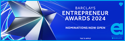 Nominations are now open for the 2024 Barclays Entrepreneur Awards