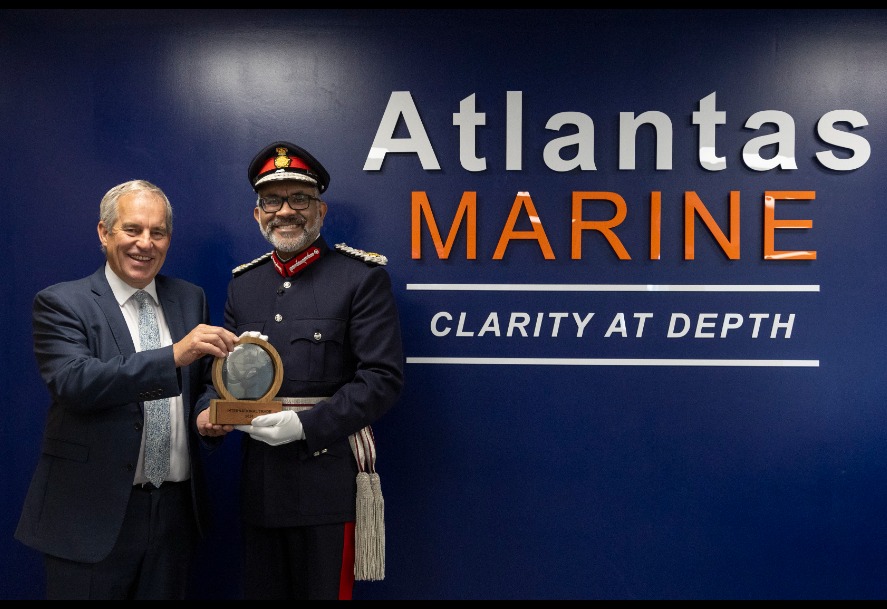 His Majesty's Lord-Lieutenant of Somerset presents prestigious King's Award to Atlantas Marine