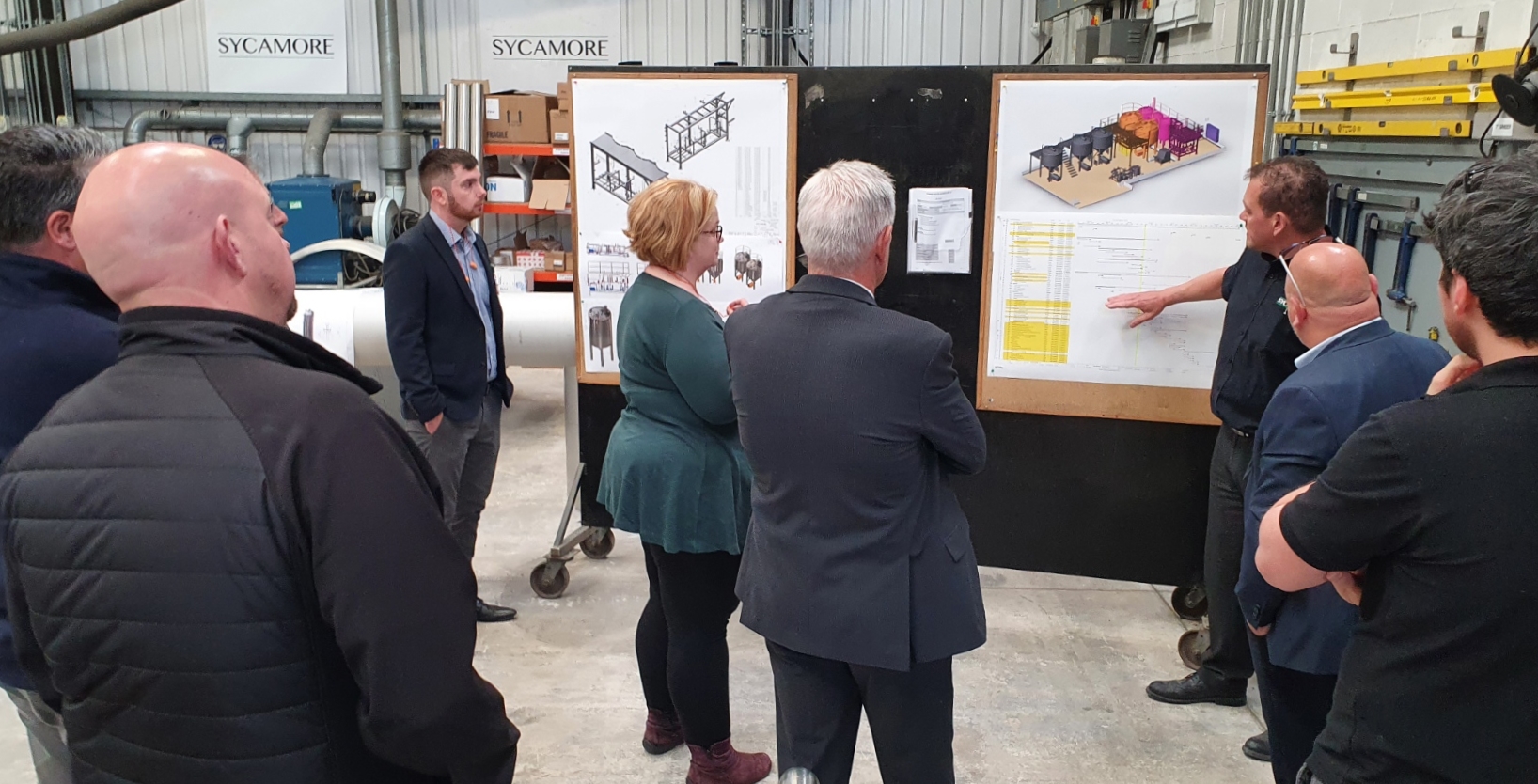 M-Hub tour at Sycamore Process Engineering